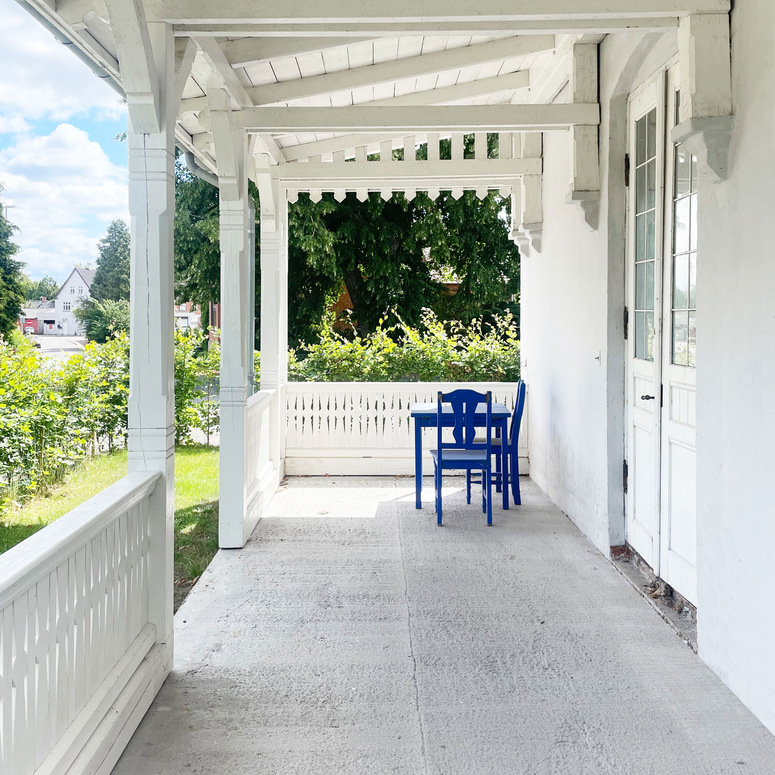 Verandaen efter renoveringen.