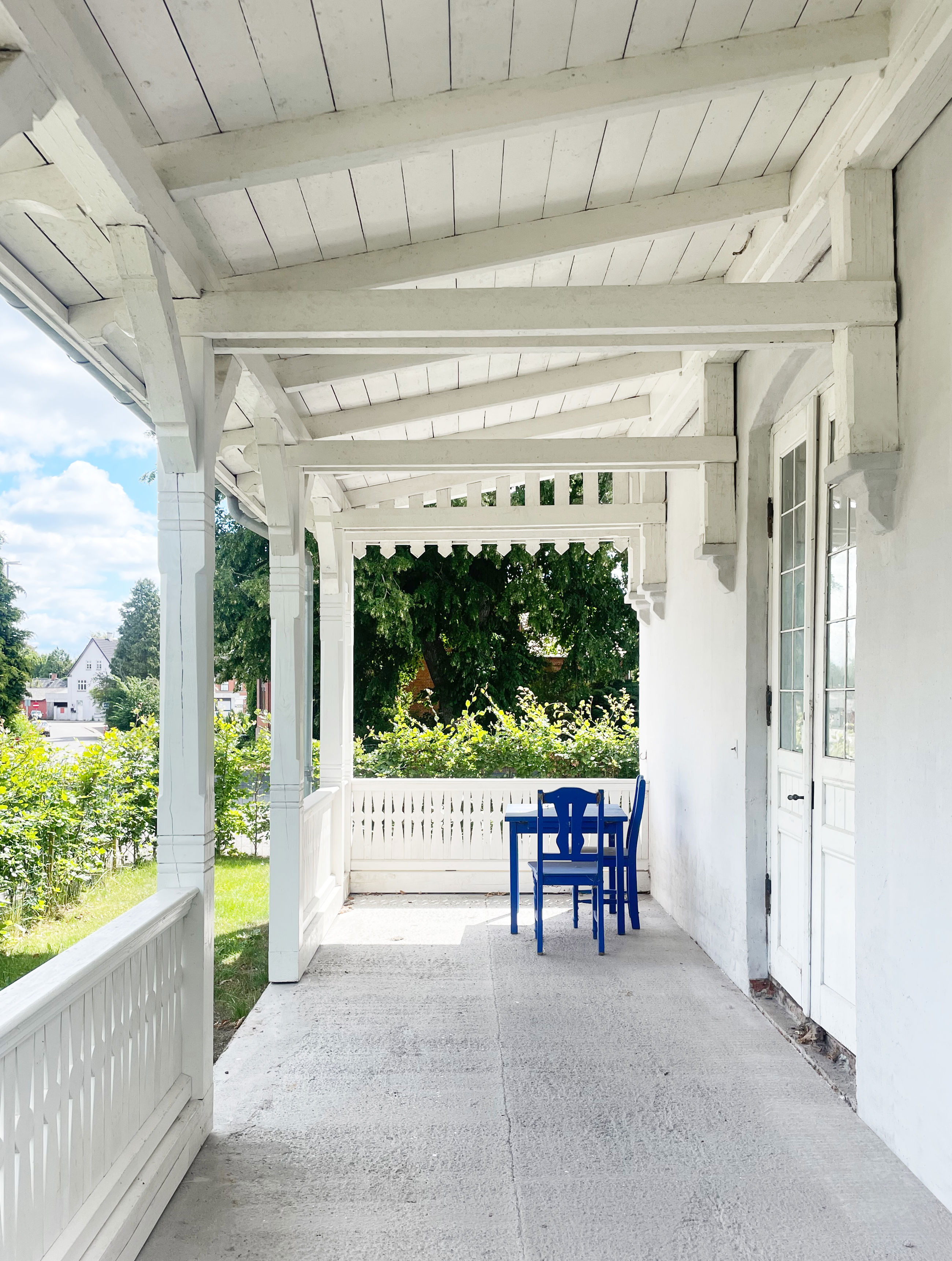 Verandaen efter renoveringen.