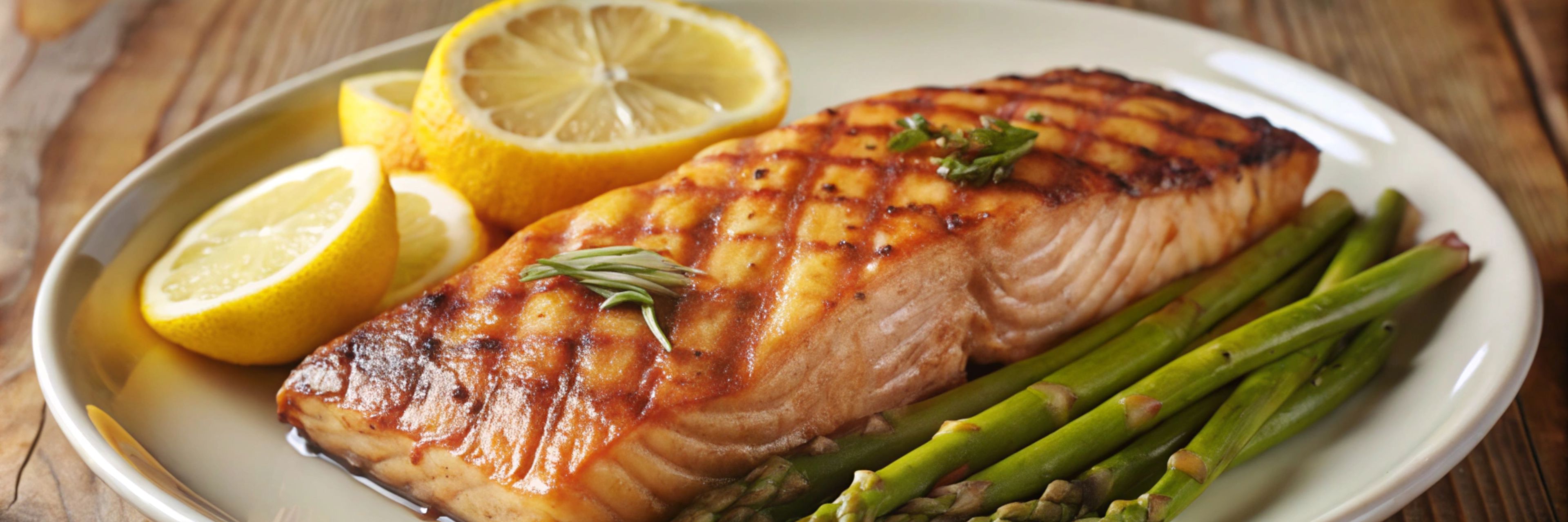 Laksefilet med asparges