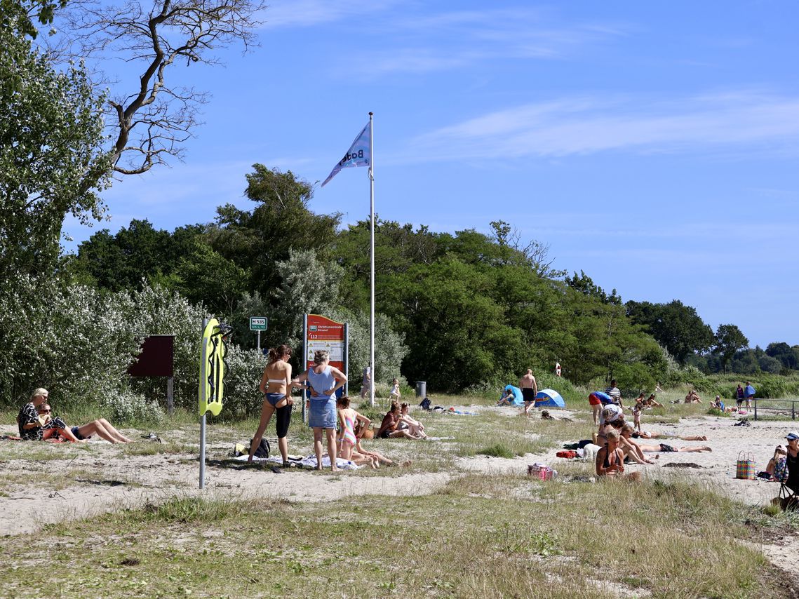 Christiansminde Strand er en af de strande, som har fået LIFEBoard