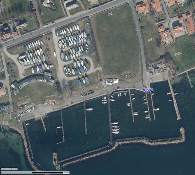 Her ser du en oversigt over de forskellige steder ved stranden.