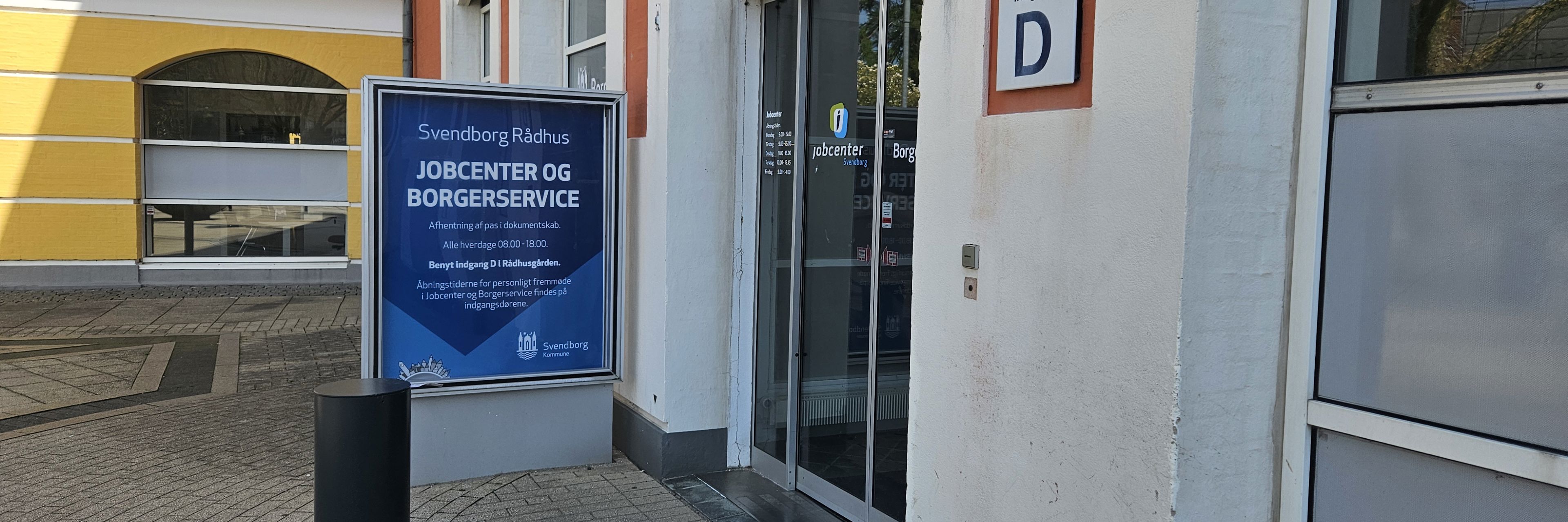 Indgang til Borgerservice