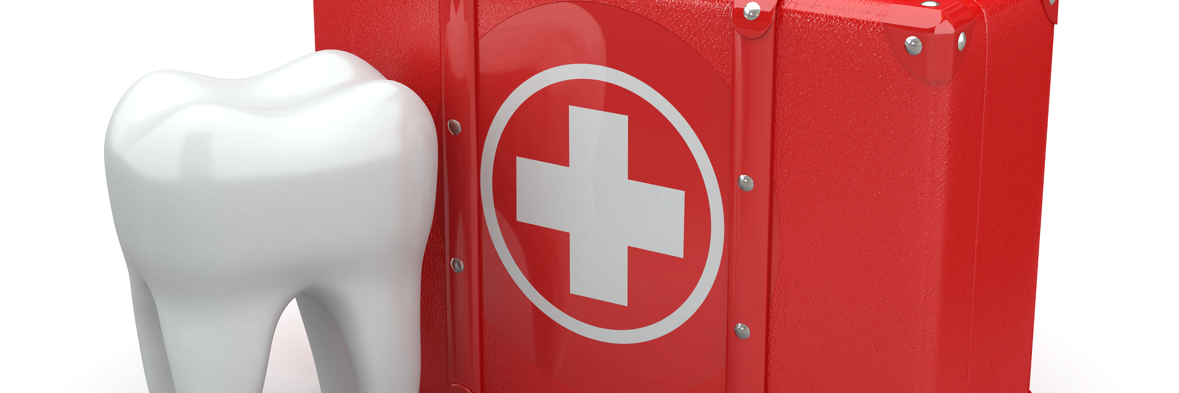 Førstehjælpskuffert og tand