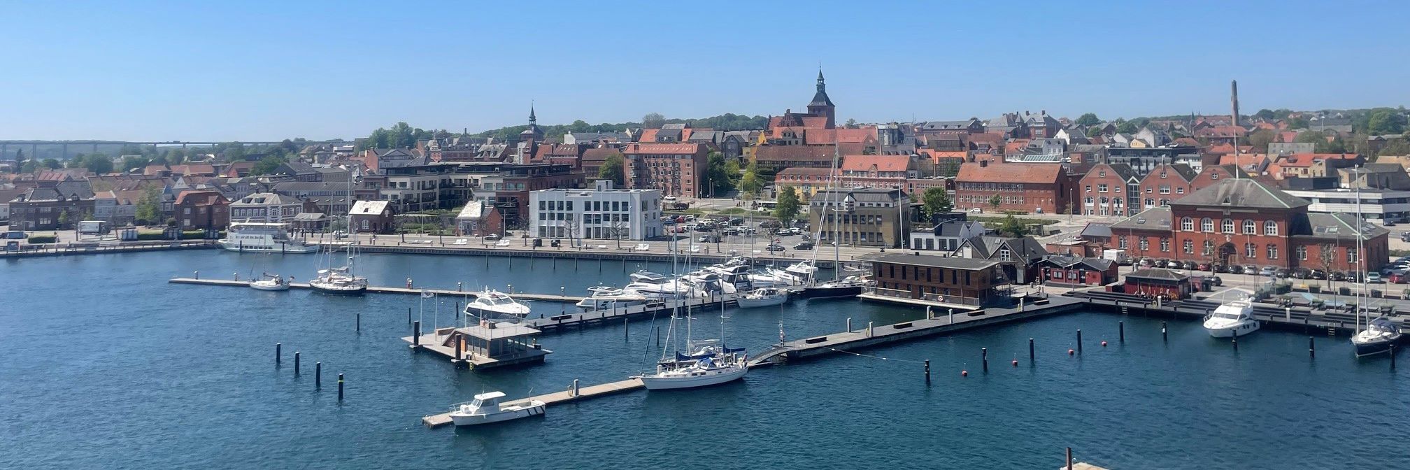 Udsigt mod Jessens Mole fra Svendborg Maritime Erhvervspark