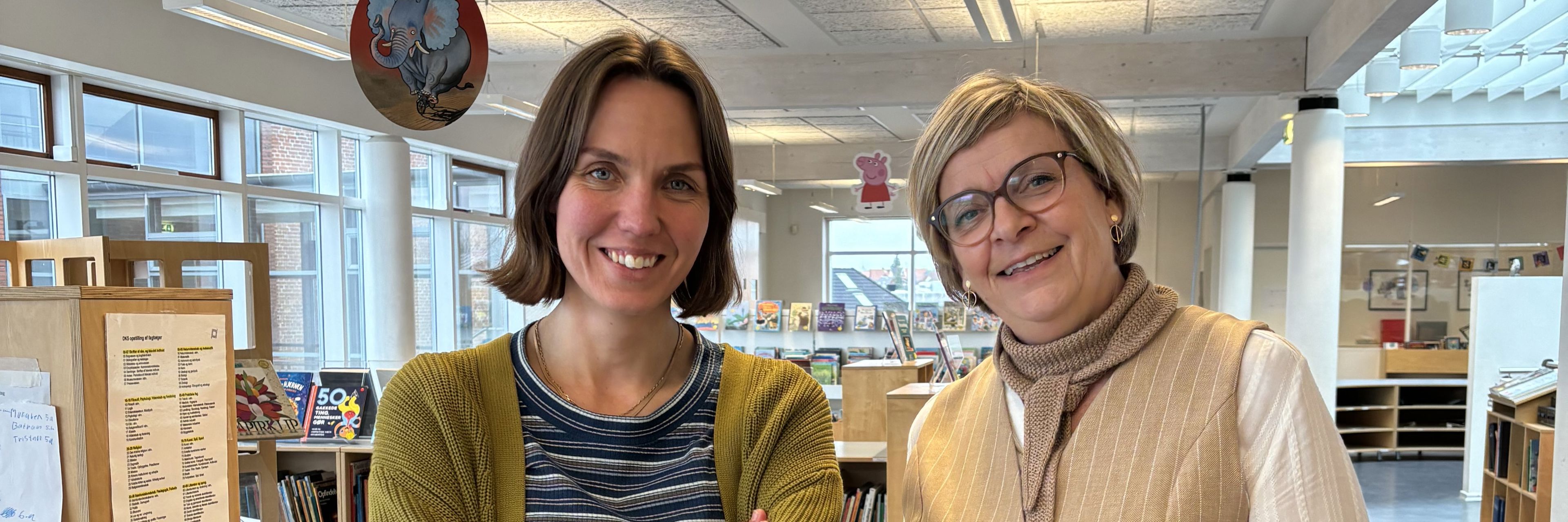 Sofie og Malene, folkeskolelærere på Vestre Skole