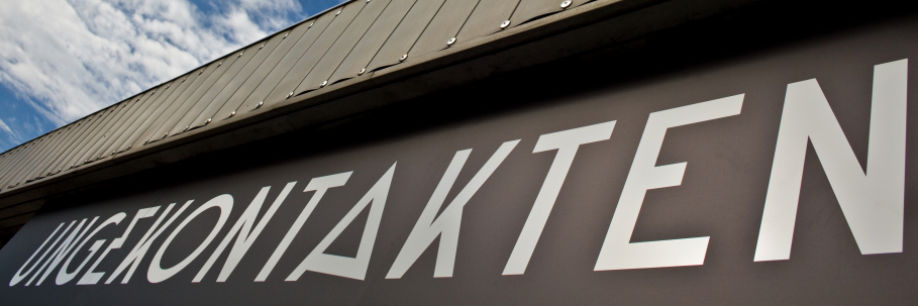 Skilt med teksten Ungekontakten