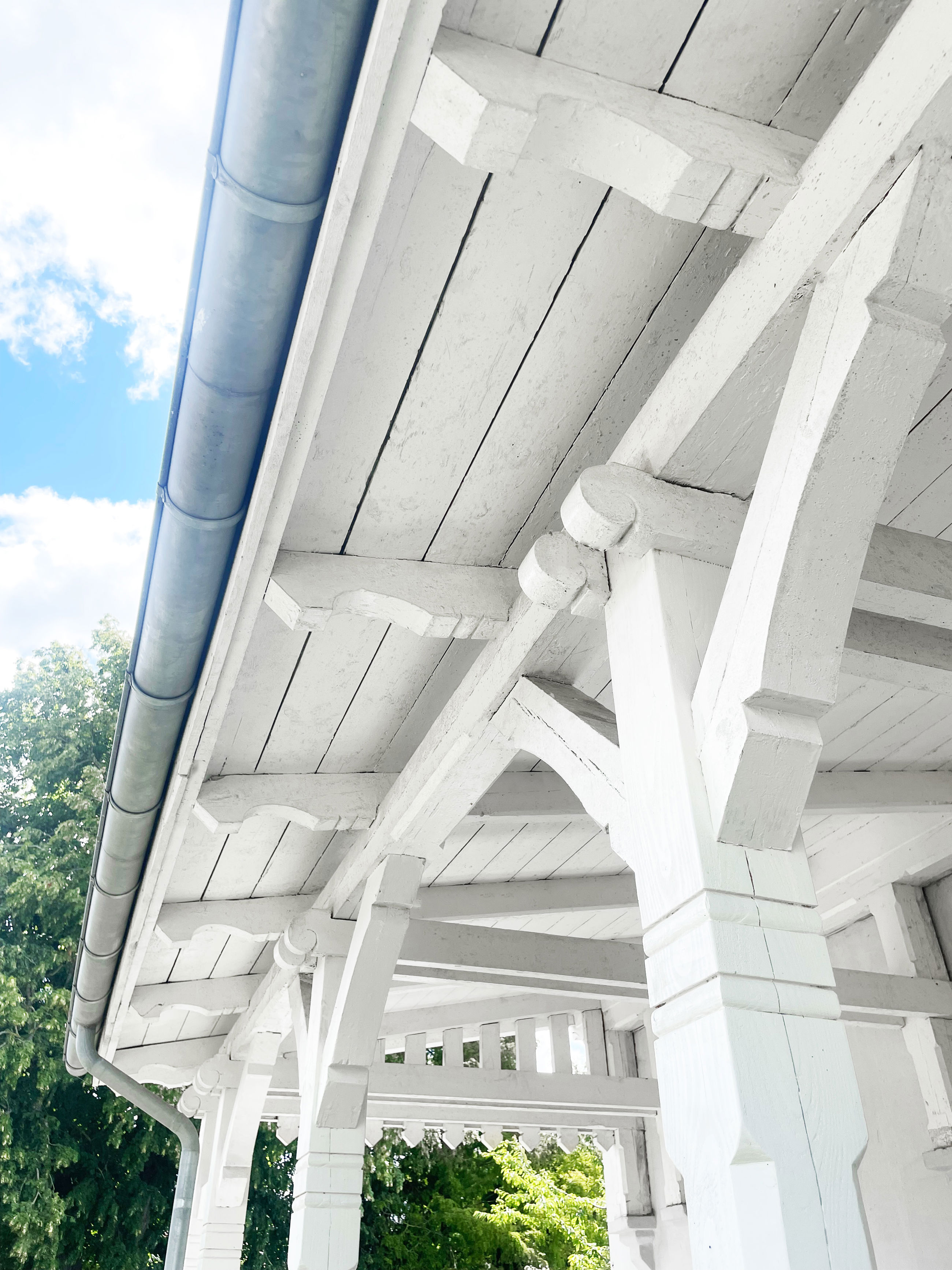 Verandaen efter renoveringen.